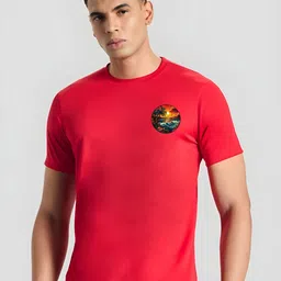 CASUALBUD Graphic Printed Round Neck Short Sleeves Cricket T-shirt-picture-28