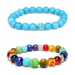 ARDLOR Set Of 2 Artificial Beaded Elasticated Bracelets-image-38