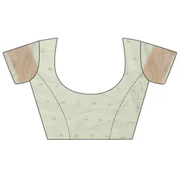 HERE&NOW Woven Design Zari Linen Blend Handloom Saree image 2