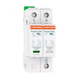 Mersen Surge Protector 40 kA 275 V AC DIN Rail Mount, 83020116 - STPT2-40K275V-2PG-image-10