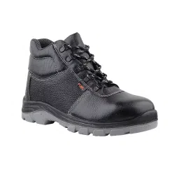 Fuel Steel Toe Safety Shoes High Ankle Double Density PU Sole Black, BOB-High Cut Size UK 9-picture-30