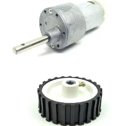 Invento 12v 10 Kg-cm 1000 RPM Side Shaft High Torque Geared DC Motor-picture-12