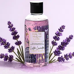 HAUTE & CHIC Lustre Lavender Body Wash For Calming & Refreshing Cleanse - 300 ml image 2