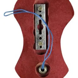 1ST TIME Black & White Colourblocked Wood Contemporary Rectangle Shaped Wall Lamp image 4