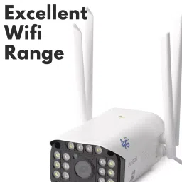 J K VISION B85 3MP Wi-Fi Colour Night Vision Two Way Talk CCTV Bullet Camera image 2