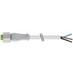 RS PRO 4 Way Sensor Actuator Cable Straight Female M12 to Unterminated 2 m, 1547724-picture-12