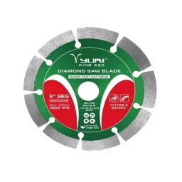 Yuri King-555 Segment Marble Cutting Blade Diameter 5 inch (125 mm) x 20 mm Bore Size x 9 Teeth (Pack of 2)-picture-41