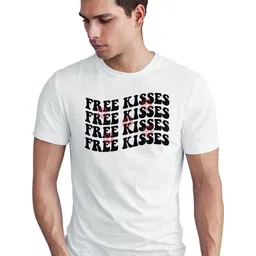 Seekbuylove Men Typography Printed Regular Fit Round Neck Cotton Bio Finish T-shirt-image-42