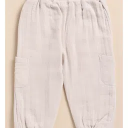 Cot & Candy Organic Cotton Solid Lounge Pants - Oatmeal image 3