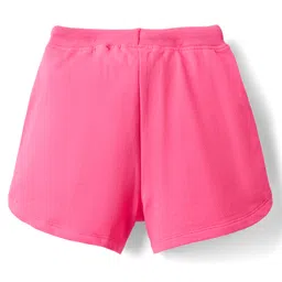 kookie kids india Kookie Kids Woven Above Knee Length Solid Shorts With Pockets - Fuchsia image 2