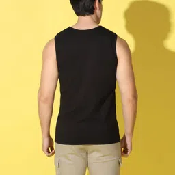 WOOSTRO Men Pack Of 2 Typography Printed Scoop Neck Cotton Slim Fit T-shirts image 4