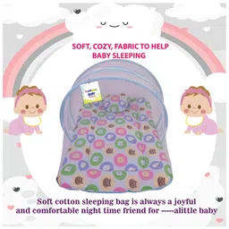 Babytoons Baby Bedding for New Born Sleeping Essential Combo (0-6 Months) Blue image 5