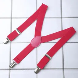 Arendelle Boys Textured Adjustable Y-Back Clip-On Suspenders-picture-14