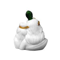 Adhvik White Religious Figurine Showpiece image 2