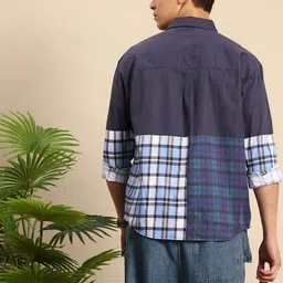 Mast & Harbour Opaque Checked Pure Cotton Casual Shirt image 5