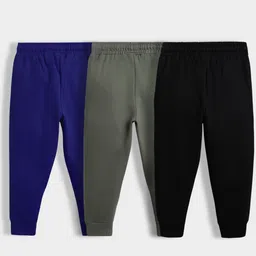 Orange Sugar Kids Pack Of 3 Mid-Rise Joggers image 3