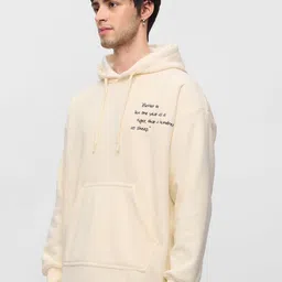 The Souled Store Men Printed Hooded Sweatshirt image 4