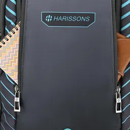 Harissons Unisex Graphic Backpack With Reflective Strip image 3