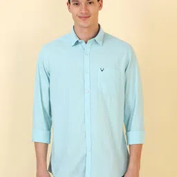 Allen Solly Spread Collar Casual Pure Cotton Shirt-picture-34