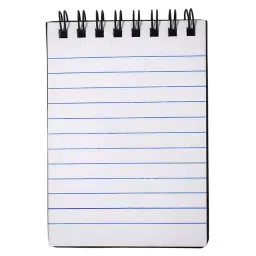 Staprico Pocket Notebook A7 Wiro Bound 92 Page Double-Side Ruled Black (Pack of 10) image 3