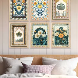 Kotart Brown & Green 6 and more Piece Wood Other Wall Paintings image 2