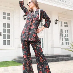 GOLDSTROMS Printed Mandarin Collar Tunic With Trouser-picture-17