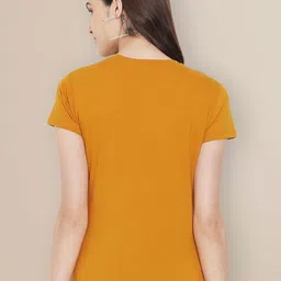 Metronaut Women Typography 3 Printed Applique T-shirt image 2
