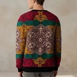 SQUIREHOOD Men Printed Sweatshirt image 5