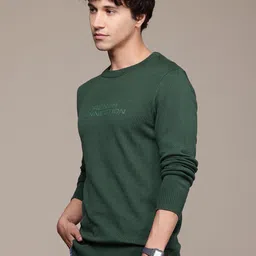 French Connection Typography Printed Pure Cotton Pullover image 2