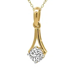 sparkles Solitaire Lab Grown Diamonds Pendant image 2