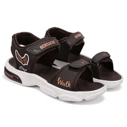 BERSACHE Bird Desinged With Double Velcro Closure Sandals - Brown-picture-12
