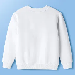 kookie kids india Kookie Kids Single Jersey Knit Full Sleeves T-Shirt With Be Better & Do Better Text Print - White image 2