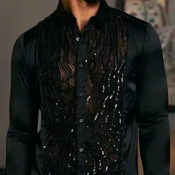 Siddartha Tytler Men Opaque Printed Casual Shirt image 3