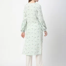 R&B Floral Printed Straight Kurta image 5