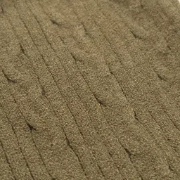 Babyhug Knit Footed Woollen Bootie Legging with Cable Knit Design - Olive Green image 3