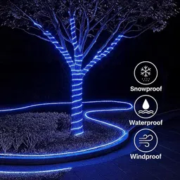 rayvix 1200 LEDs 10 m Blue Steady Strip Rice Lights image 5