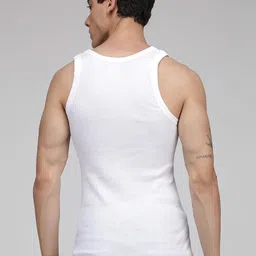 Sporto by Macho Pack Of 10 Cotton Solid Undershirt Innerwear Vests image 5