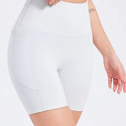 LULU & SKY Women Skinny Fit High-Rise Sports Shorts-picture-34