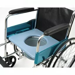 ABCO SURGICOS Commode Wheelchair for Disabled and Old Age People, KY609 image 2