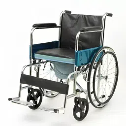 ABCO SURGICOS Commode Wheelchair for Disabled and Old Age People, KY609 image 3