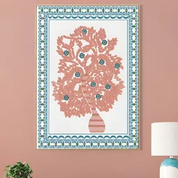 nestroots Multicoloured 1 Piece Canvas Floral and Botanical Wall Paintings-picture-12