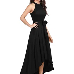 SZN Halter Neck Fit & Flare Midi Dress image 3
