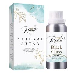 THE RUPAWAT Perfumery House Black Class Natural & Alcohol Free Attar - 50 ml-picture-3