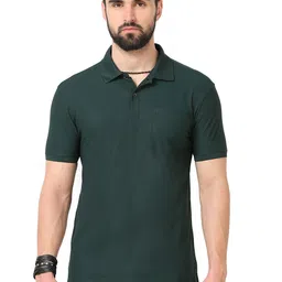 ECOLINE Clothing Men Antimicrobial Solid Polo Collar T-shirt-picture-10