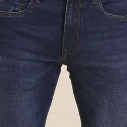 JADE BLUE Men Slim Fit Mid-Rise No Fade Jeans image 2