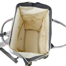 House of Quirk  Diaper Bag Maternity Backpack Unicorn Print -  Grey image 4