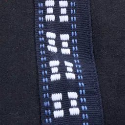 Kiddopanti Fleece Knit Full Sleeves Butterfly Applique With Contrast Tape Cropped Hooded Sweatshirt - Black image 5