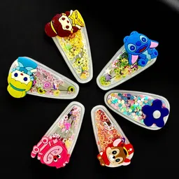 FEMMIBELLA Girls Set of 6 Tic Tac Hair Clip-picture-17