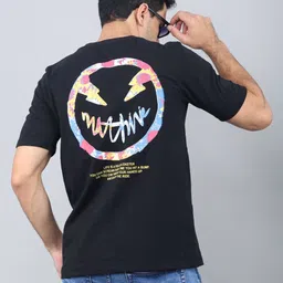 zentik Graphic Printed Round Neck Regular Fit Cotton T-shirt-picture-30