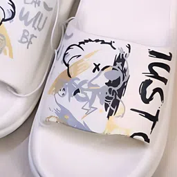 POLLOLOCO Unisex Printed Rubber Sliders image 4